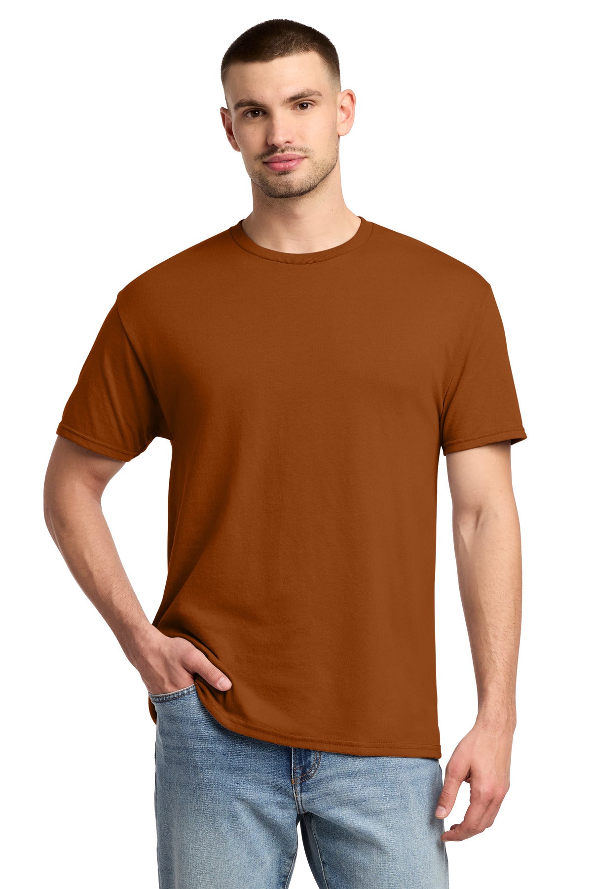 Jerzees - Dri-Power 50/50 Cotton/Poly T-Shirt. 29M - T Orange
