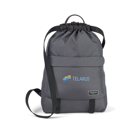American Tourister® Embark Recycled rPET Cinchpack - Gunite