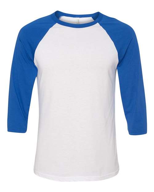 BELLA + CANVAS 3200 - White/ True Royal