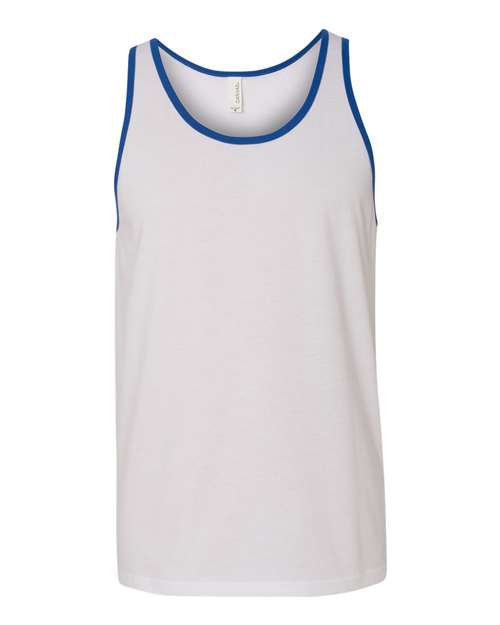 BELLA + CANVAS 3480 - White/ True Royal