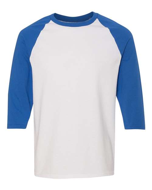Gildan 5700 - White/ Royal