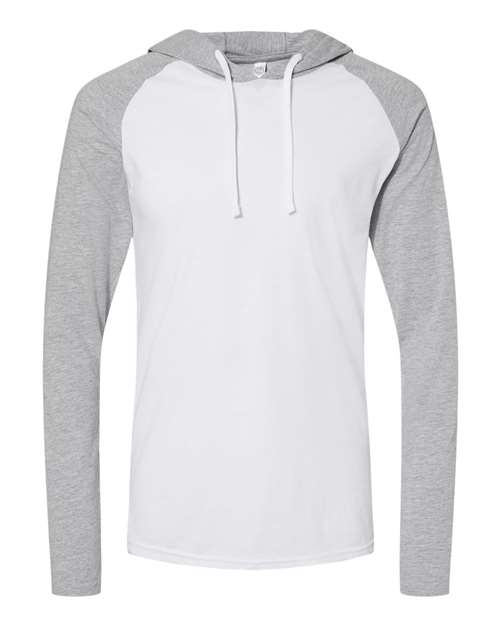LAT 6917 - Blended White/ Vintage Heather/ White