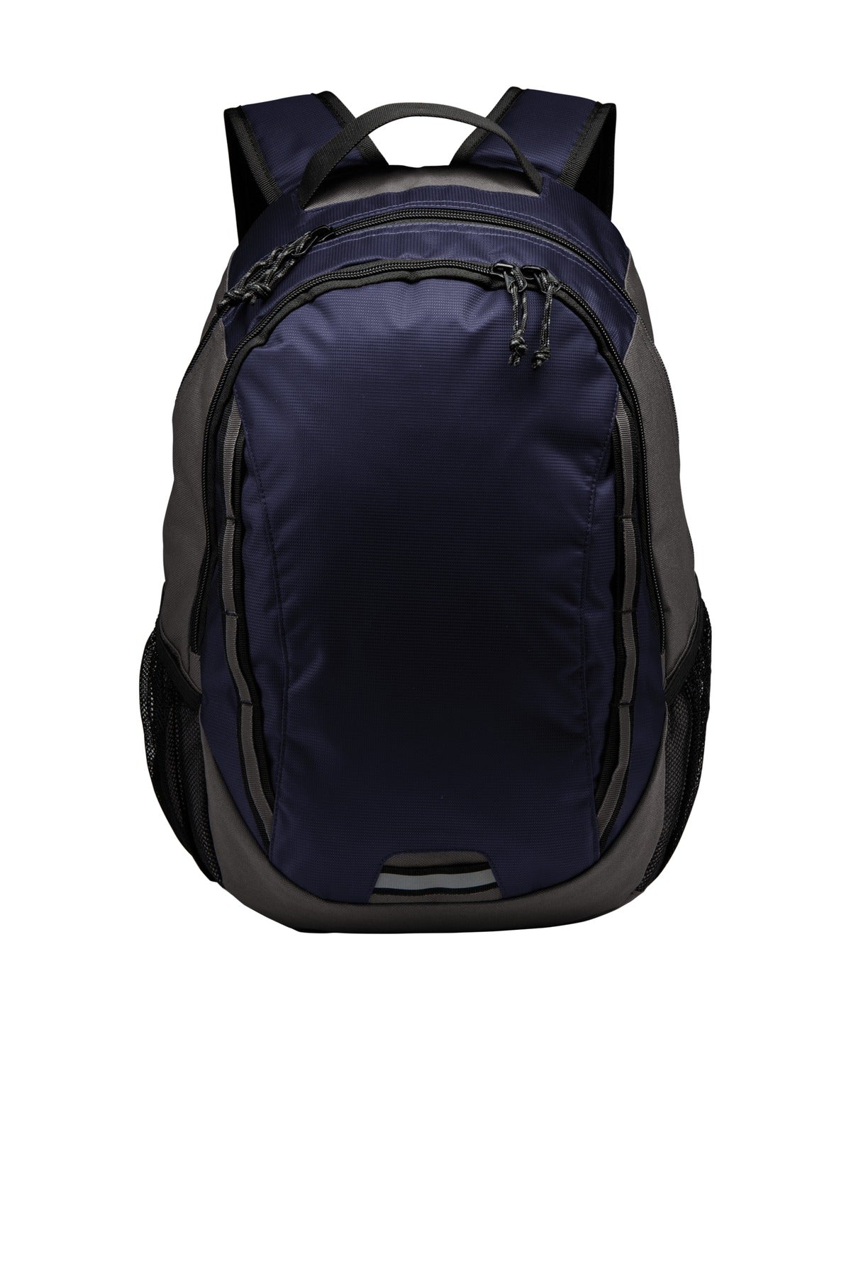 Port Authority Ridge Backpack. BG208 - Deep Navy/ Dark Charcoal