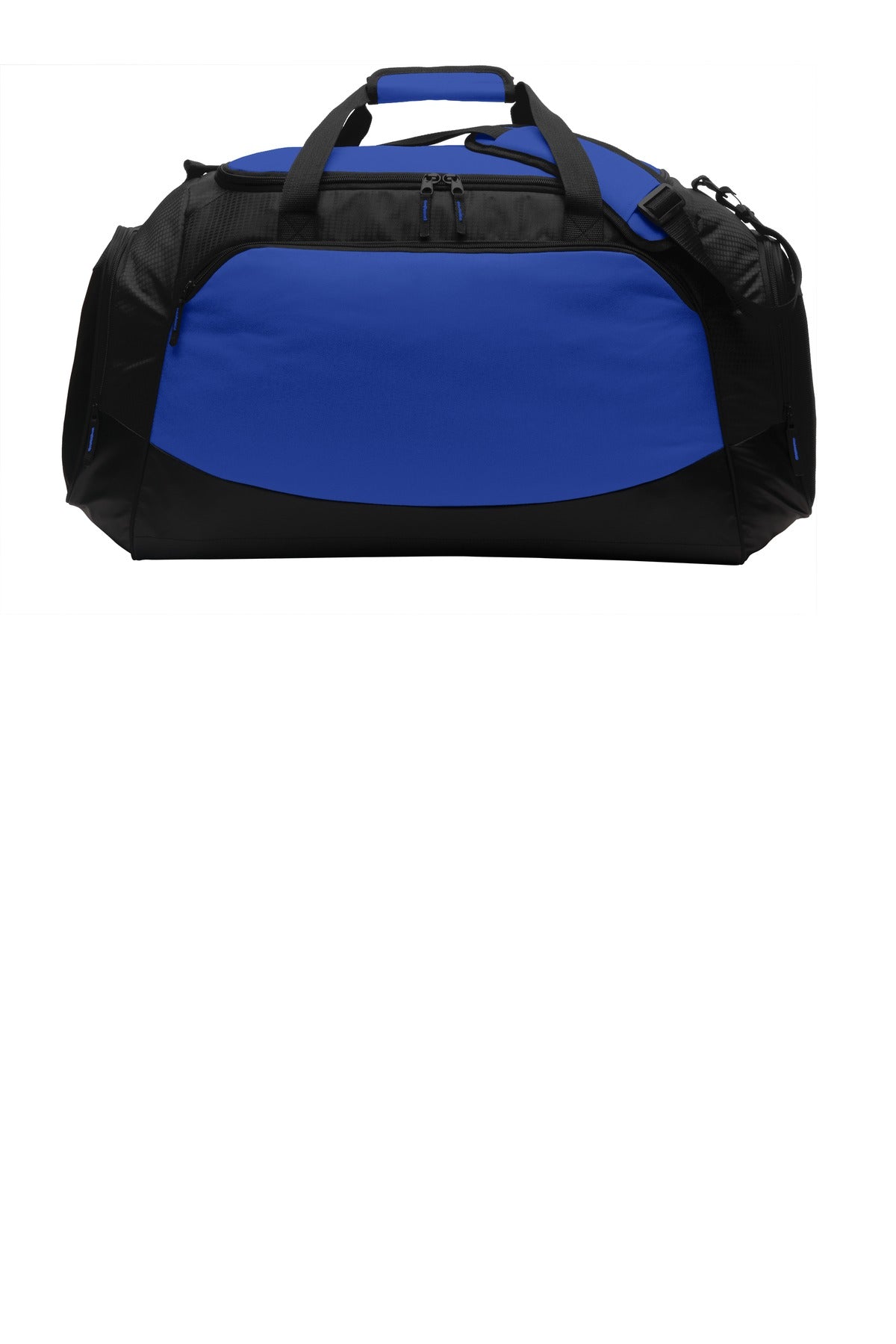 Port Authority Large Active Duffel. BG802 - True Royal/ Black