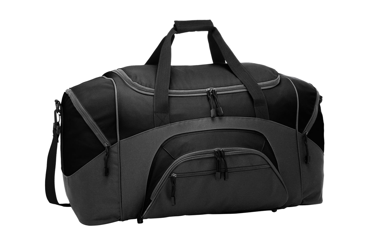 Port Authority - Standard Colorblock Sport Duffel. BG99 - Heather Grey/ Black