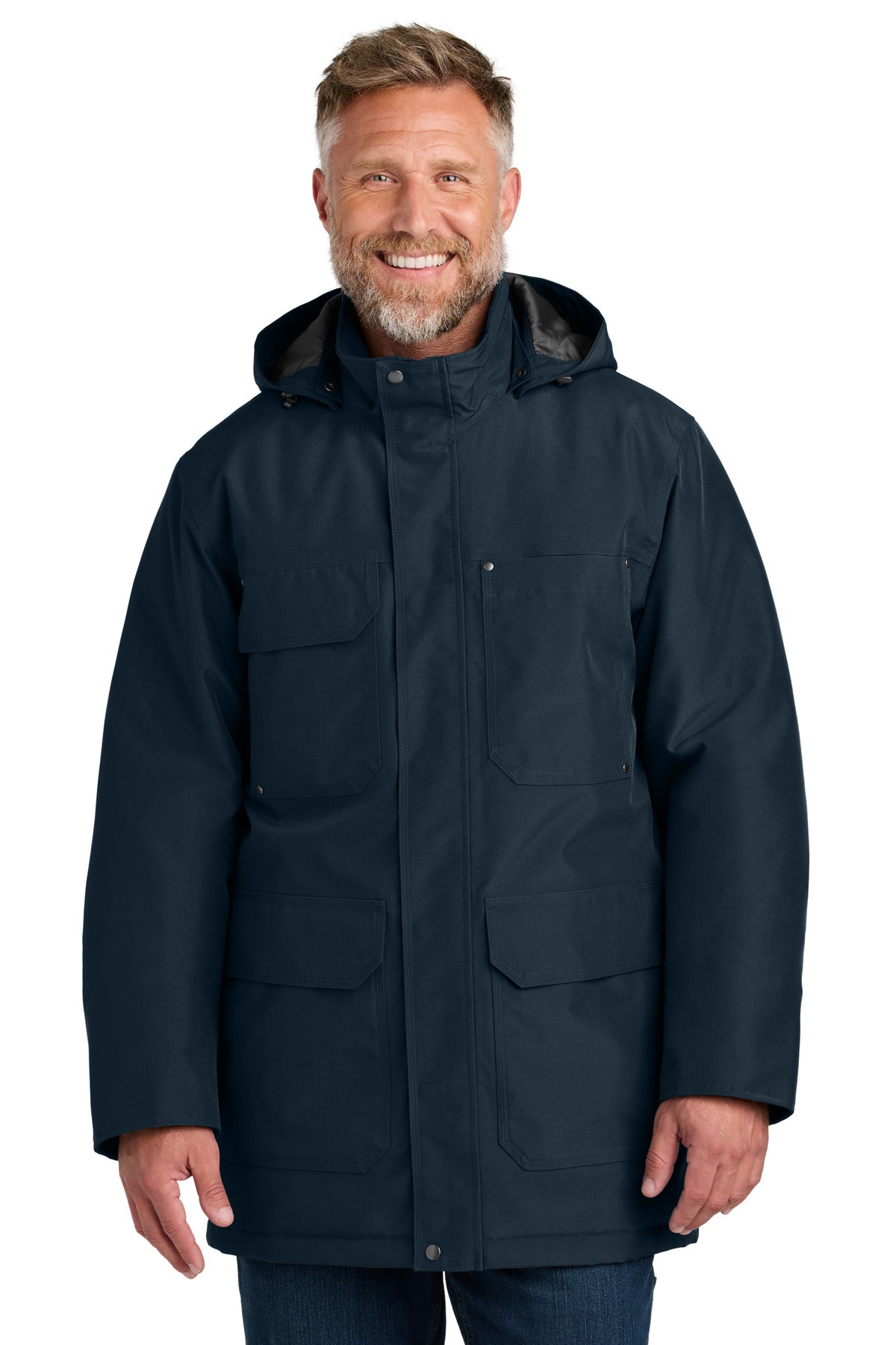 CornerStone Elements Insulated Parka CSJ10 - Navy
