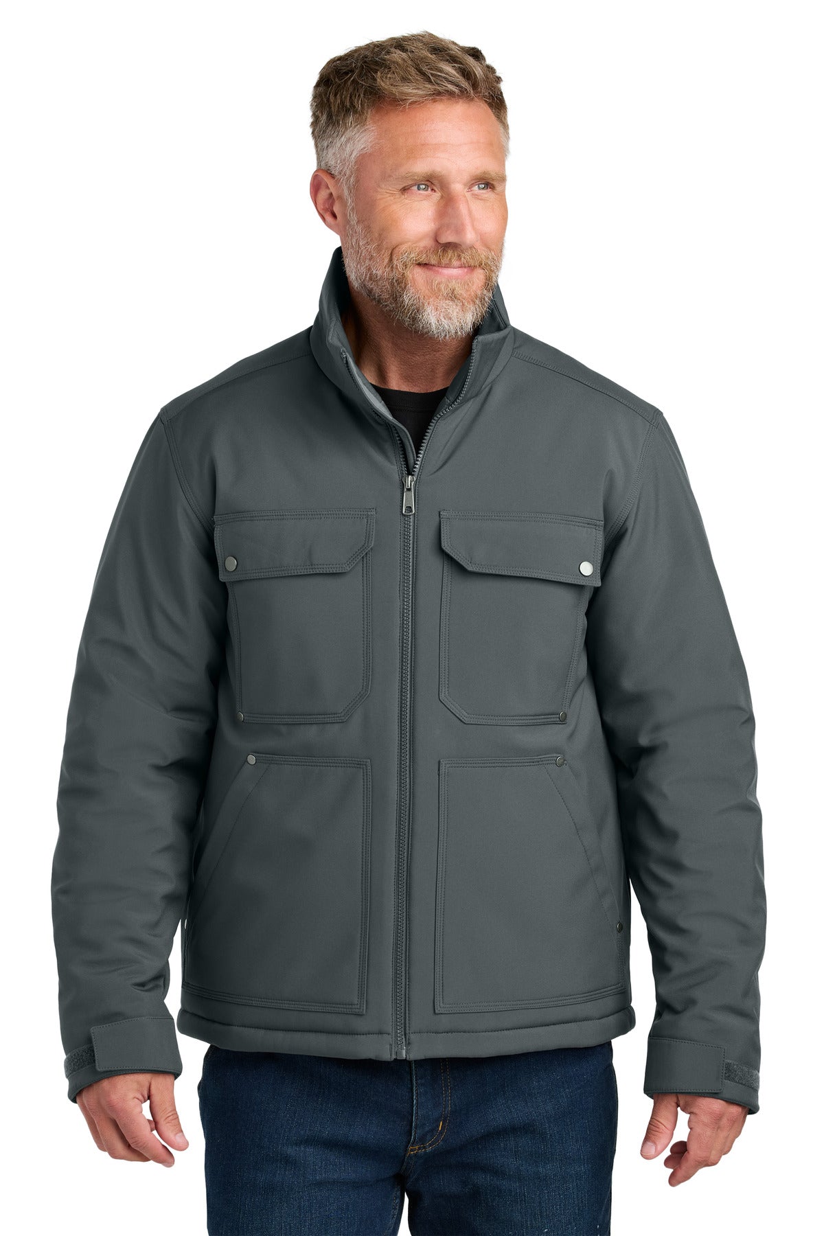 CornerStone Insulated Workwear Soft Shell CSJ75 - Iron Grey