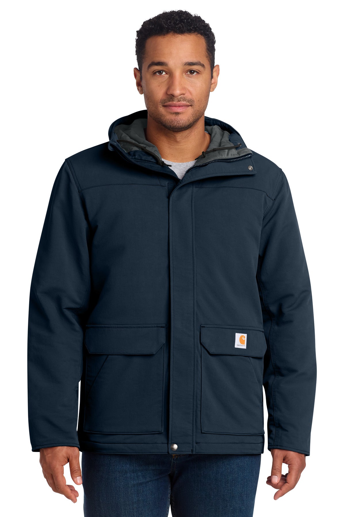 Carhartt Super Dux Insulated Hooded Coat CT105533 - Navy
