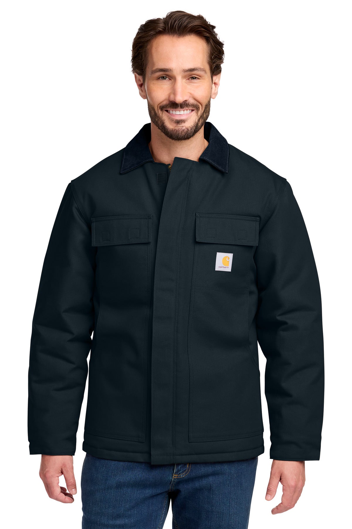 Carhartt Duck Traditional Coat. CT106674 - Dark Navy