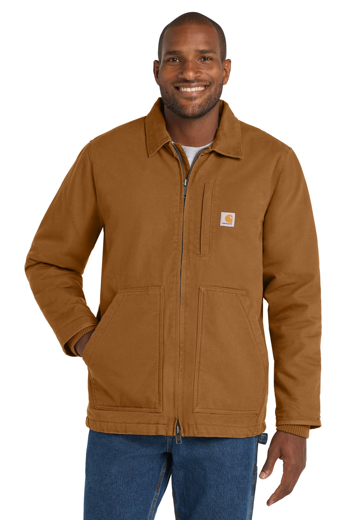 Carhartt Tall Sherpa-Lined Coat CTT104293 - Carhartt Brown