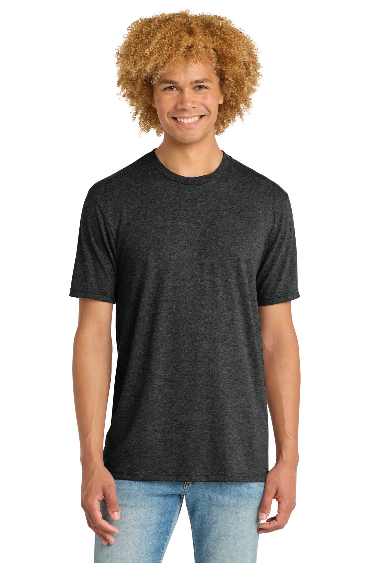 District Perfect Tri DTG Tee DM130DTG - Black Frost