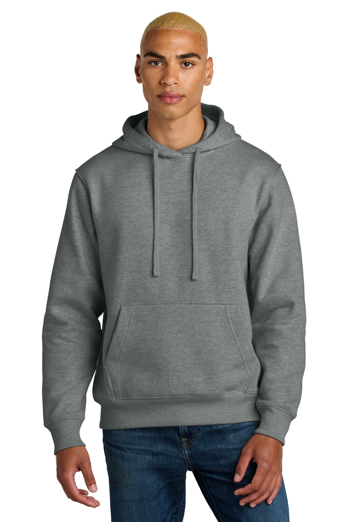 District V.I.T. Super Heavyweight Fleece Hoodie DT6600 - Grey Frost