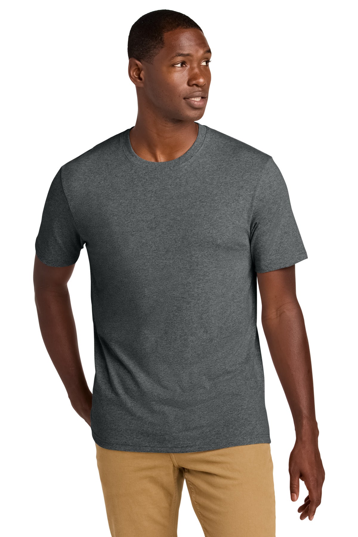 District Re-Tee DT8000 - Deep Grey Heather