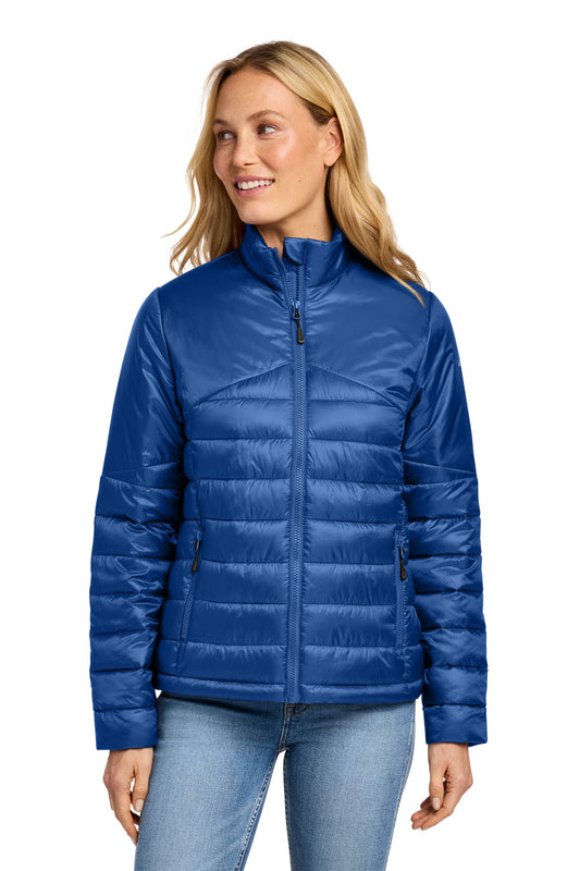 Eddie Bauer Women's Quilted Jacket EB511 - Cobalt Blue