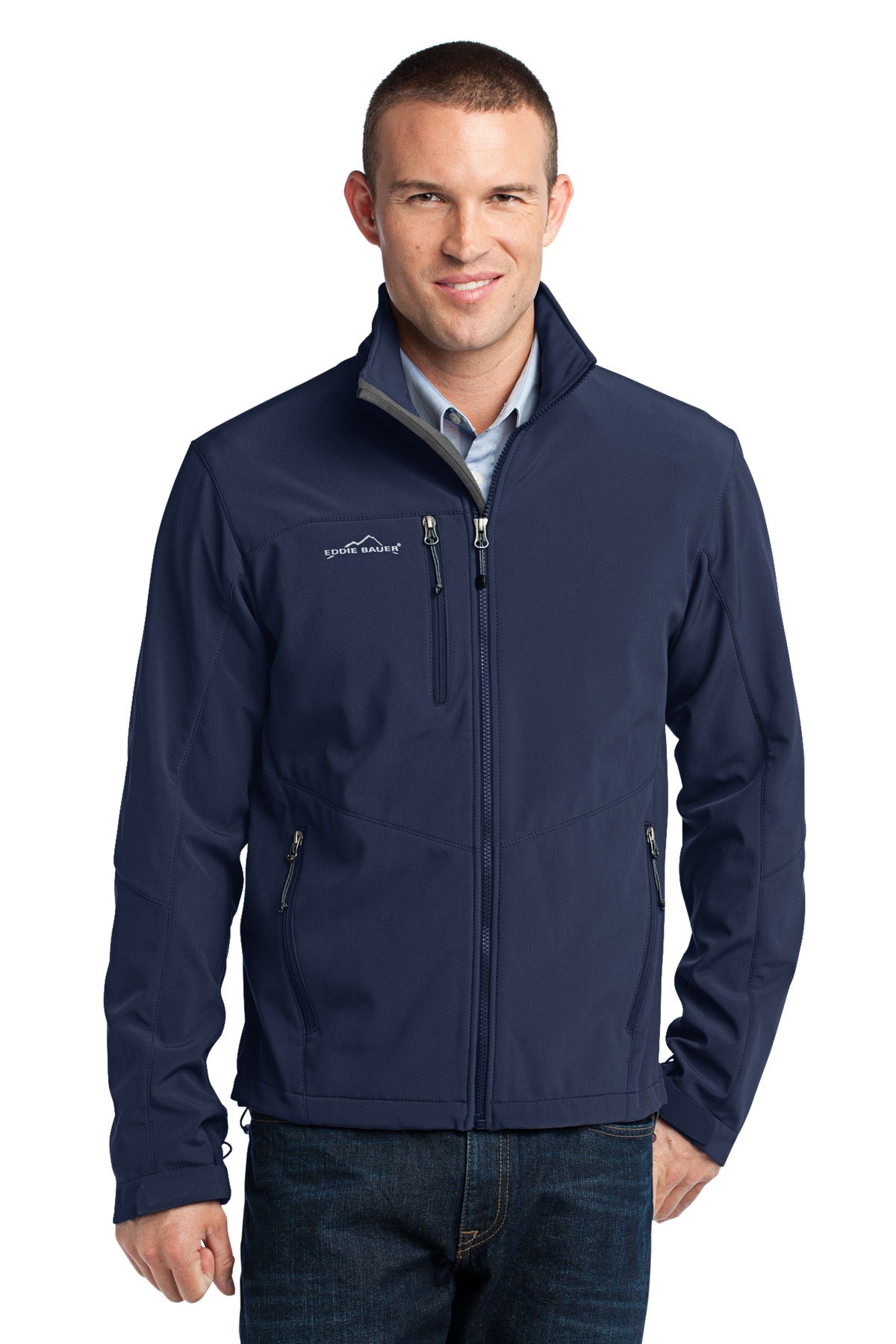 Eddie Bauer - Soft Shell Jacket. EB530 - River Blue Navy