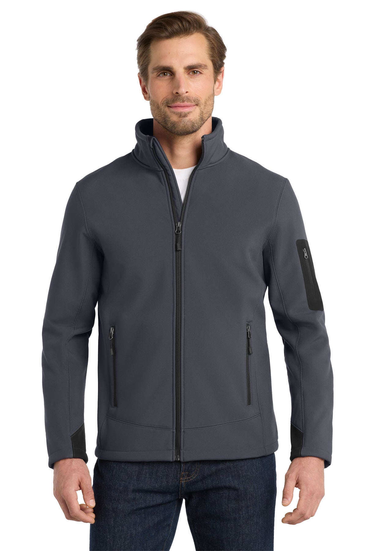 Eddie Bauer Rugged Ripstop Soft Shell Jacket. EB534 - Grey Steel