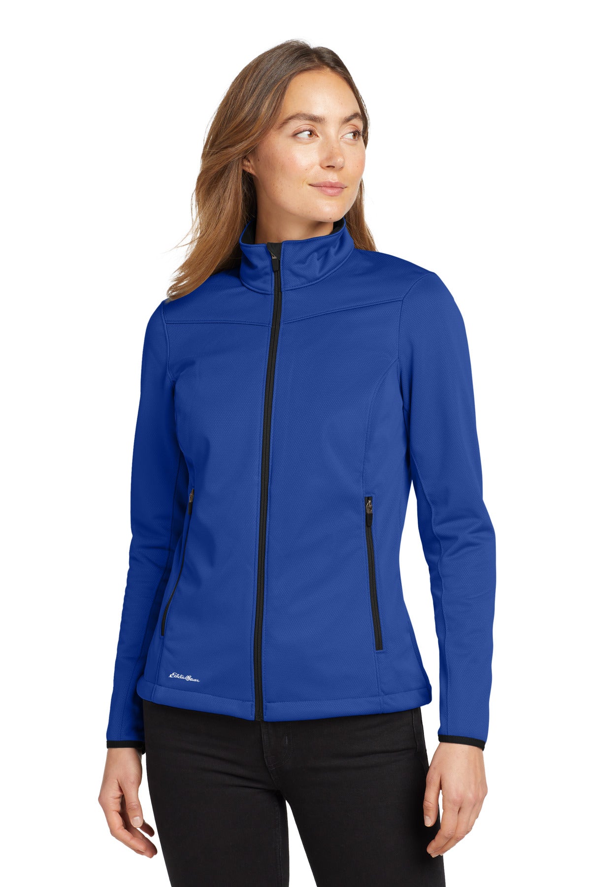 Eddie Bauer Women's Weather-Resist Soft Shell Jacket. EB539 - Cobalt Blue