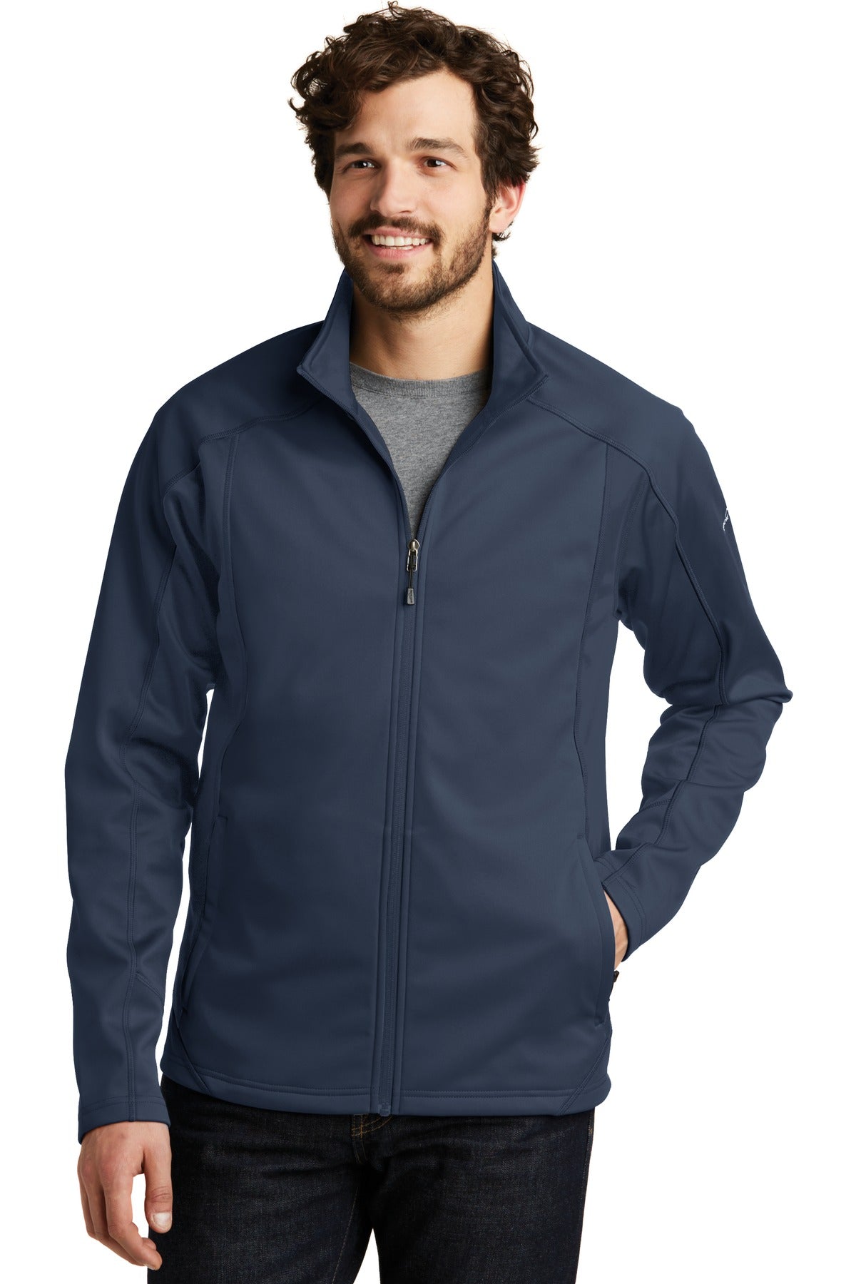 Eddie Bauer Trail Soft Shell Jacket. EB542 - River Blue Navy/ River Blue Navy