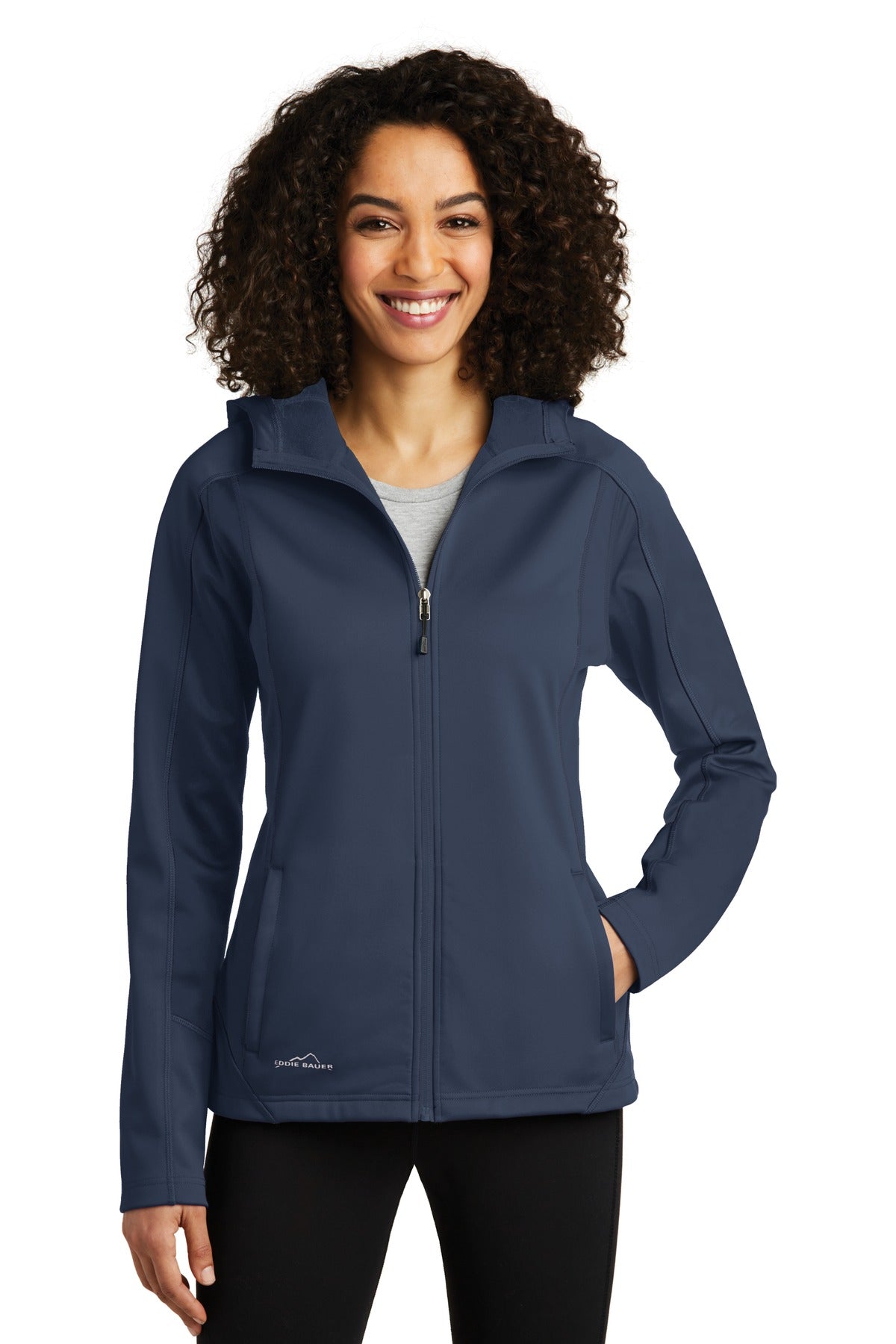 Eddie Bauer Women's Trail Soft Shell Jacket. EB543 - River Blue Navy/ River Blue Navy