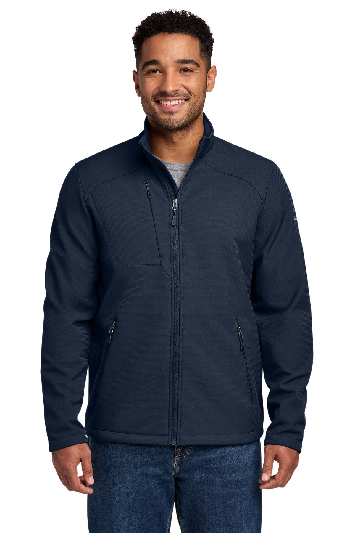 Eddie Bauer Stretch Soft Shell Jacket EB544 - River Blue Navy