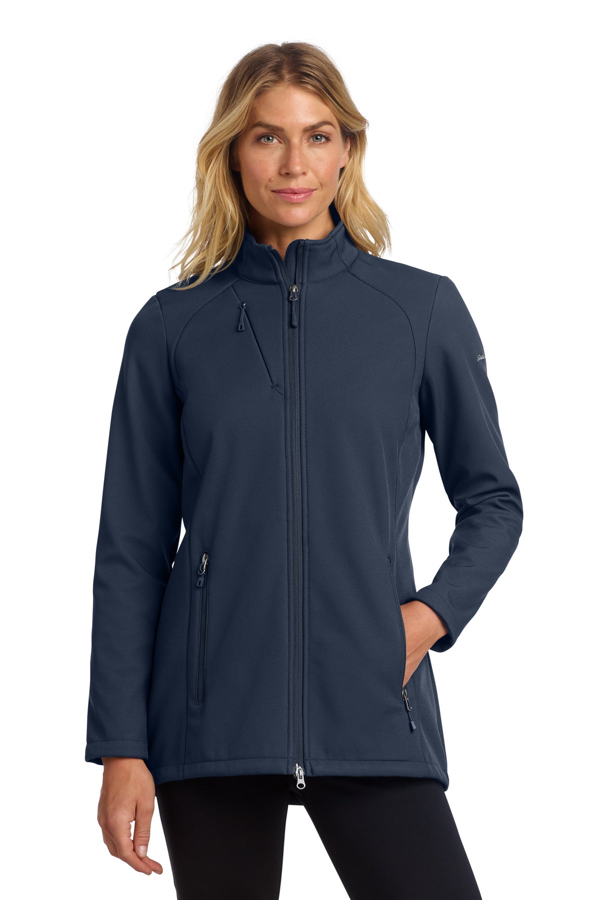 Eddie Bauer Women's Stretch Soft Shell Jacket EB545 - River Blue Navy