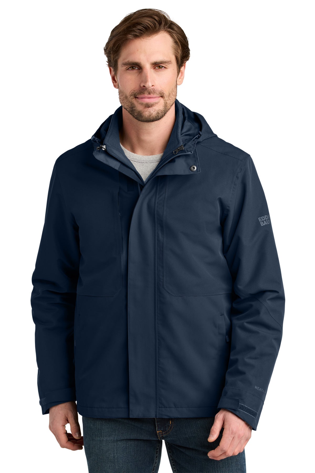 Eddie Bauer WeatherEdge Ridge 3-in-1 Jacket EB658 - River Blue Navy