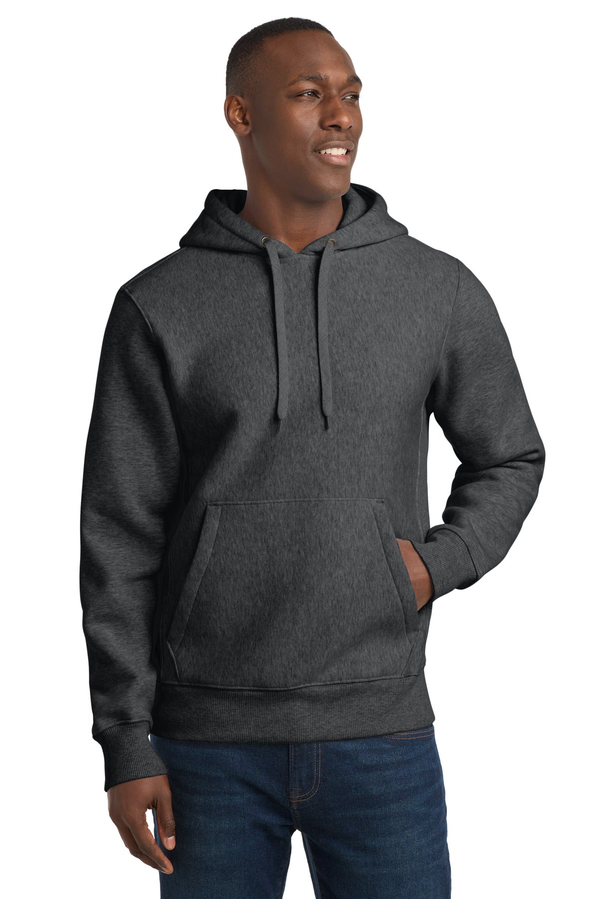 Sport-Tek Super Heavyweight Pullover Hooded Sweatshirt. F281 - Graphite Heather