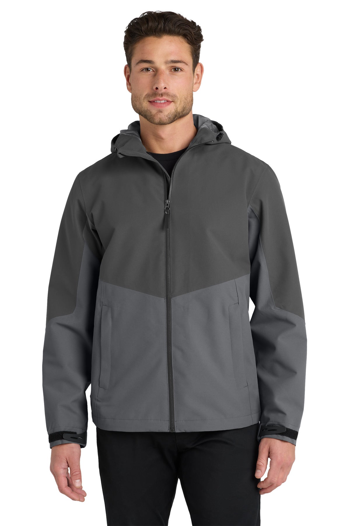 Port Authority Tech Rain Jacket J406 - Storm Grey/ Shadow Grey