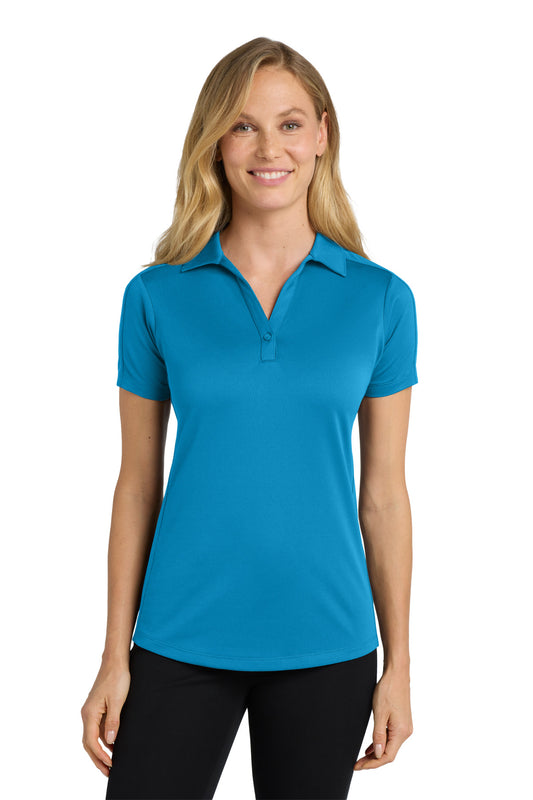 Port Authority Women's Diamond Jacquard Polo. L569 - Blue Wake