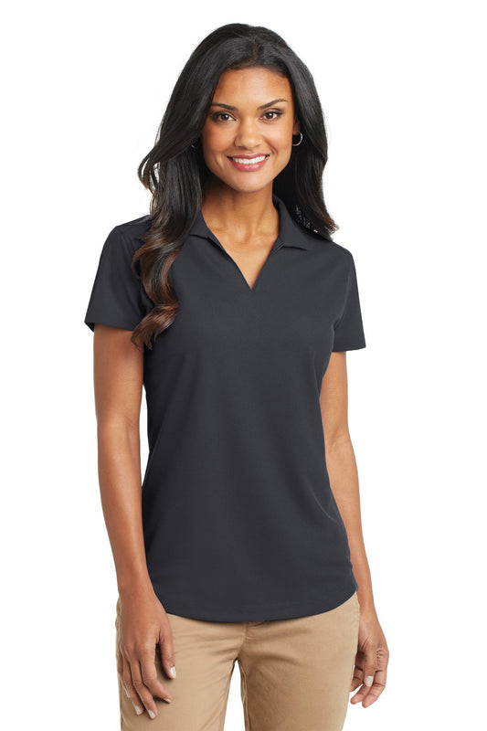 Port Authority Women's Dry Zone Grid Polo. L572 - Battleship Grey