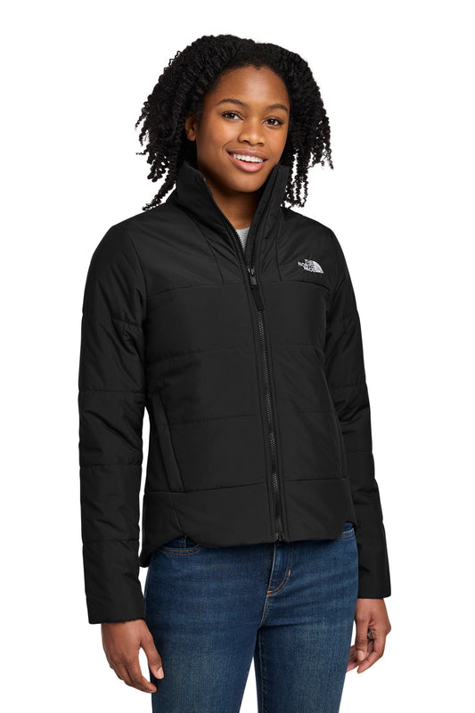 The North Face Women's Chest Logo Everyday Insulated Jacket NF0A7V6K - TNF Black