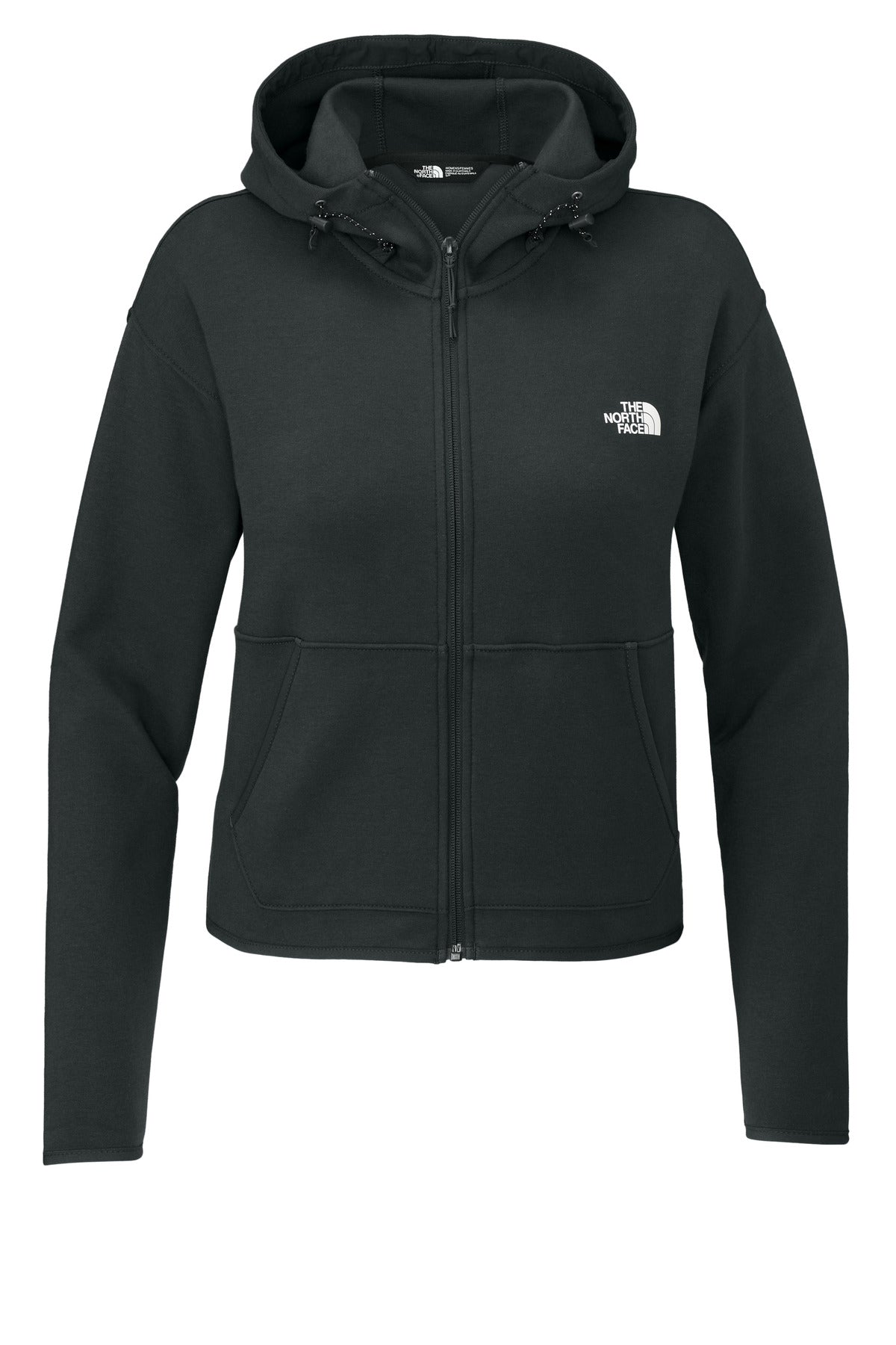 The North Face Women's Double-Knit Full-Zip Hoodie NF0A8BUT - Asphalt Grey