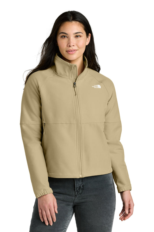 The North Face Women's Barr Lake Soft Shell Jacket NF0A8C5C - Khaki Stone Dark Heather