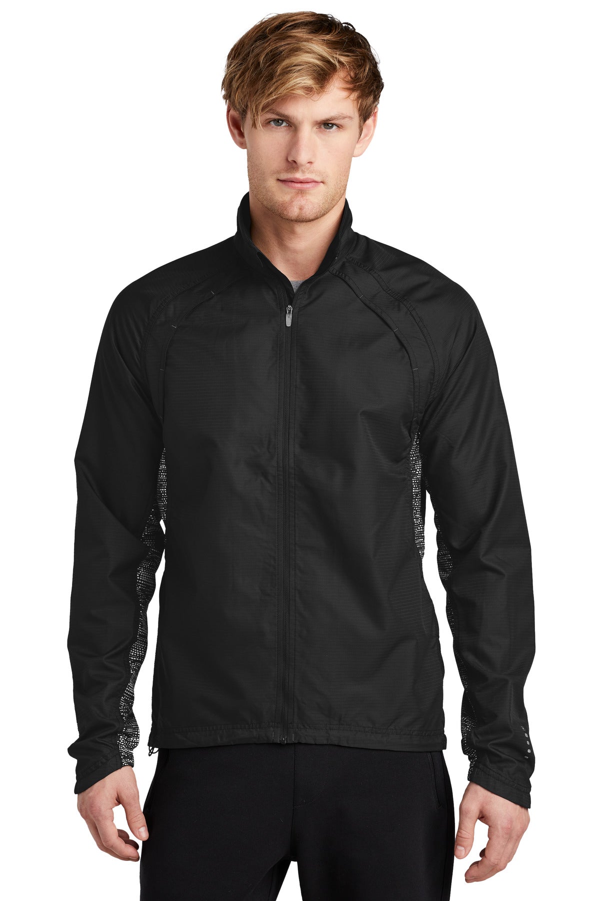 OGIO Trainer Jacket. OE710 - Blacktop/ Black/ Reflective