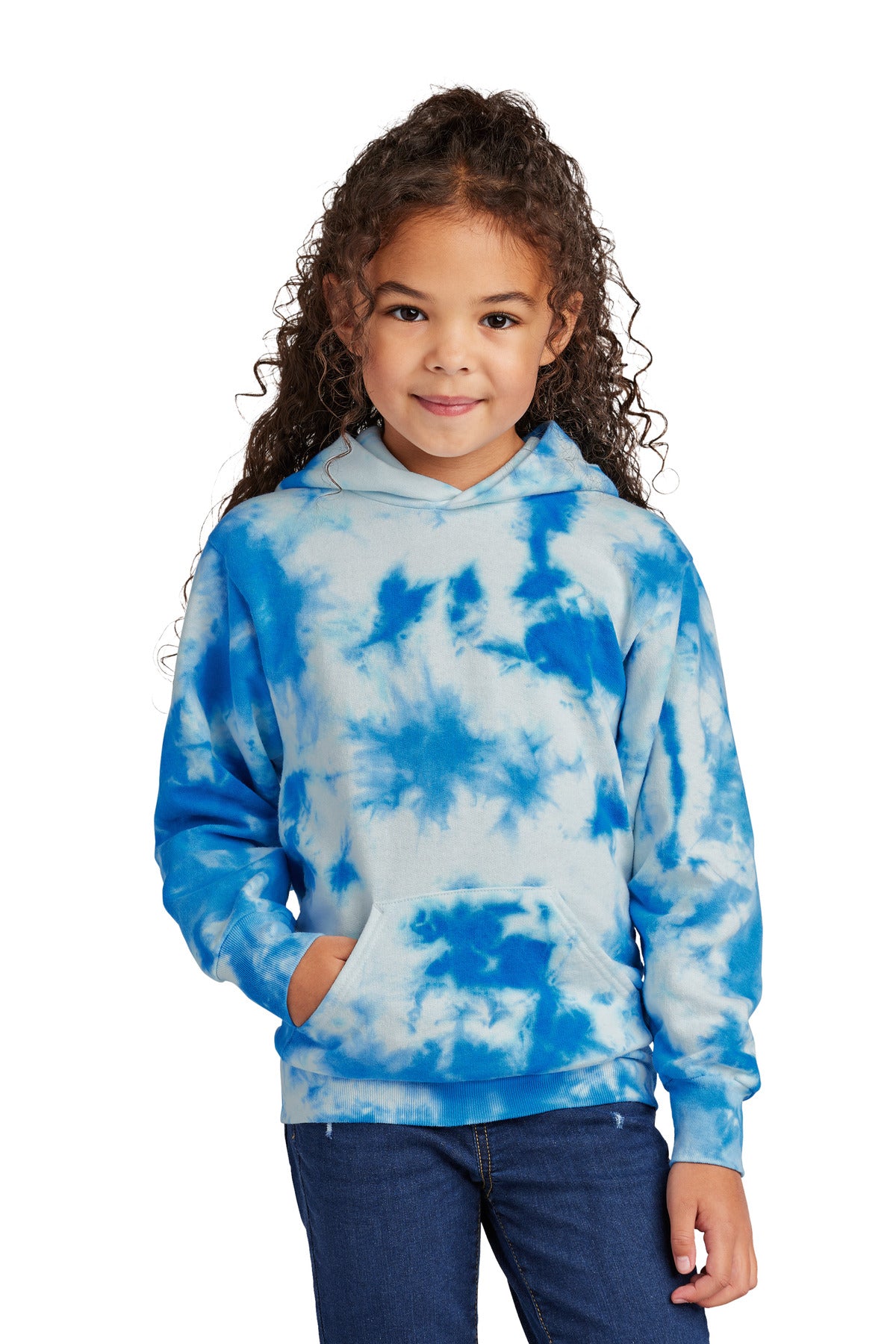 Port & Co Youth Crystal Tie-Dye Pullover Hoodie
