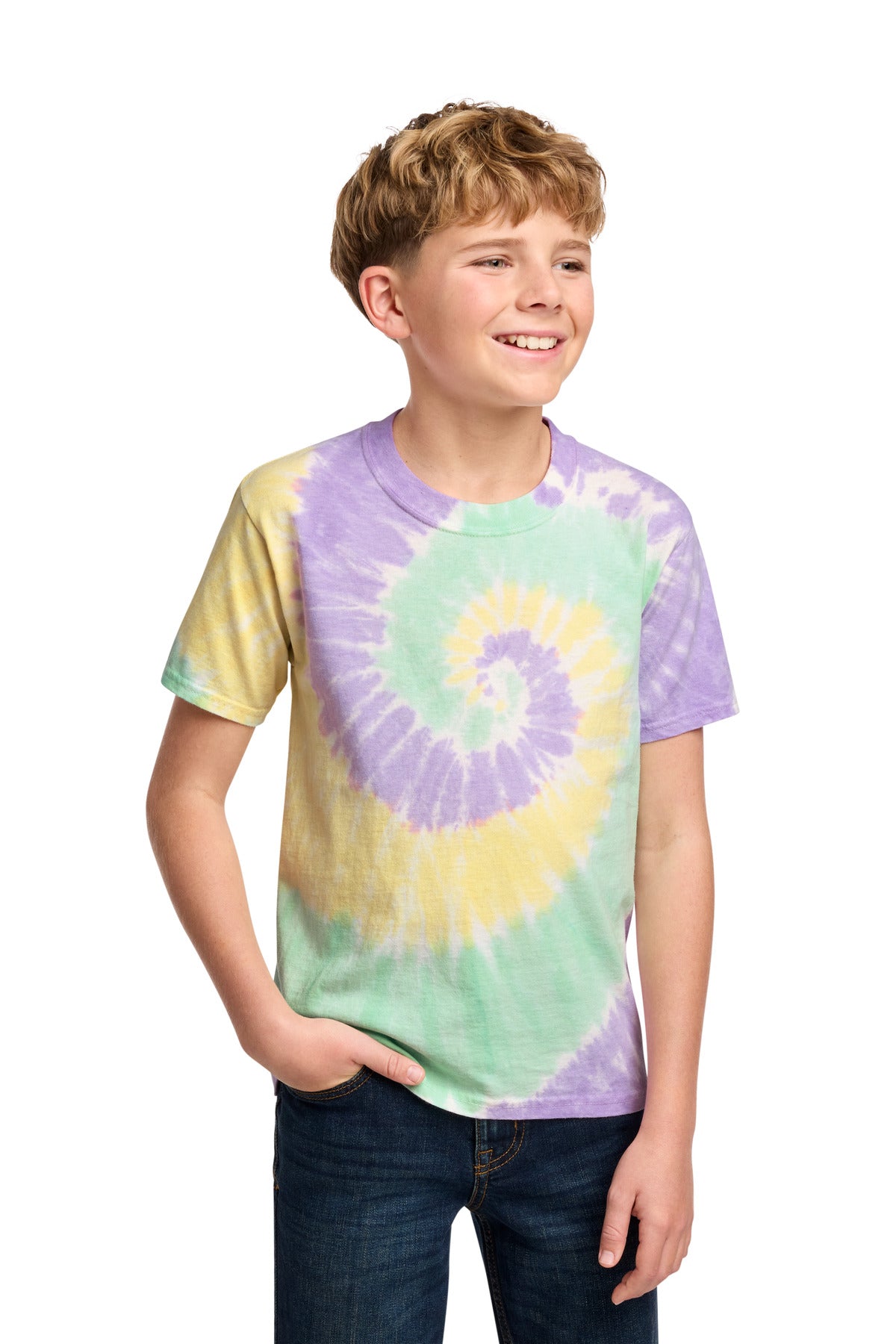 Port & Co Youth Tie-Dye Tee