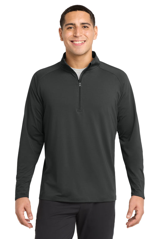 Sport-Tek Sport-Wick Stretch 1/4-Zip Pullover. ST850 - Charcoal Grey