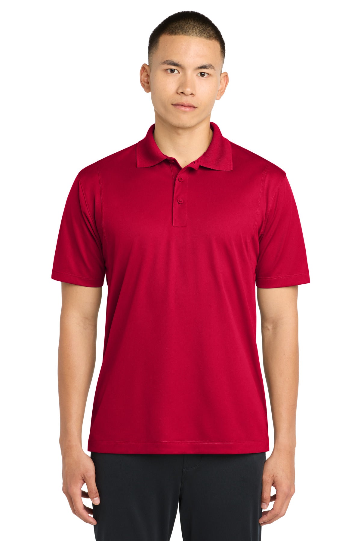 Sport-Tek Tall Micropique Sport-Wick Polo. TST650 - Deep Red