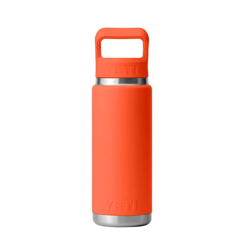 Yeti 26 oz Rambler Straw Bottle with Matching Lid | Seasonal Colors