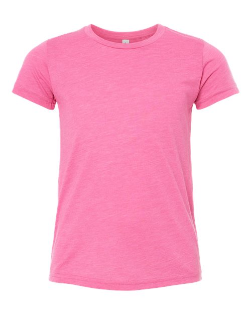 BELLA + CANVAS 3413Y - Charity Pink Triblend