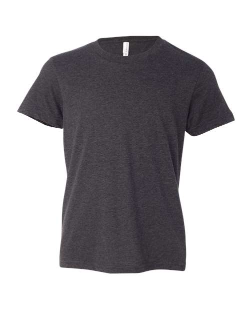 BELLA + CANVAS 3001YCVC - Dark Grey Heather