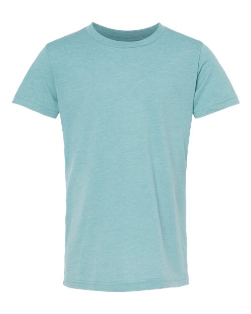 BELLA + CANVAS 3001YCVC - Heather Blue Lagoon