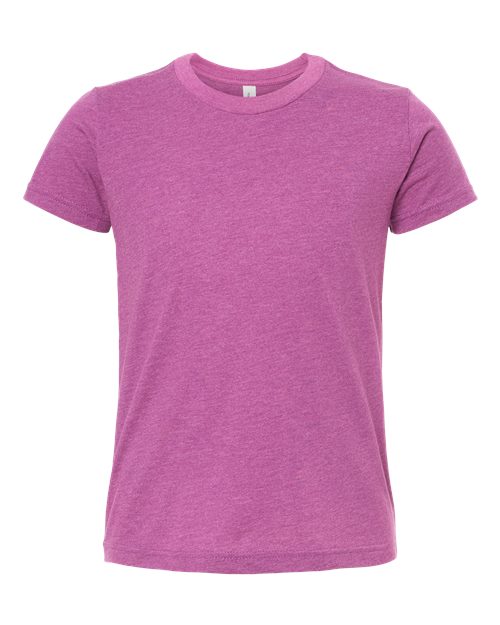 BELLA + CANVAS 3001YCVC - Heather Magenta