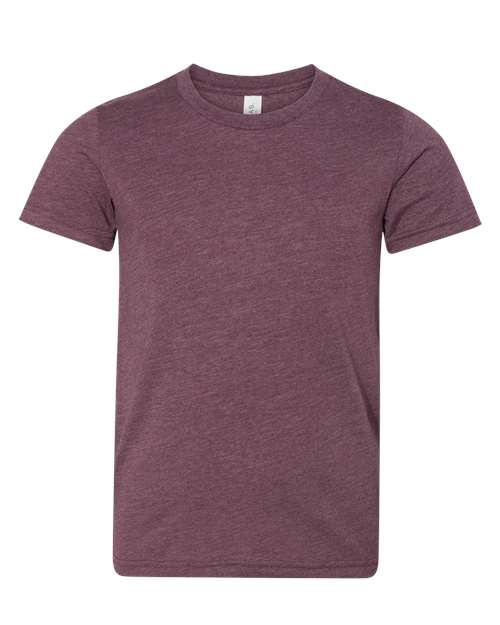 BELLA + CANVAS 3001YCVC - Heather Maroon