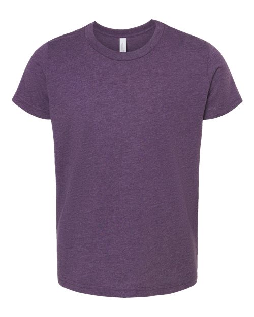 BELLA + CANVAS 3001YCVC - Heather Team Purple
