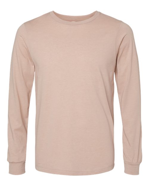 BELLA + CANVAS 3501CVC - Heather Pink Gravel