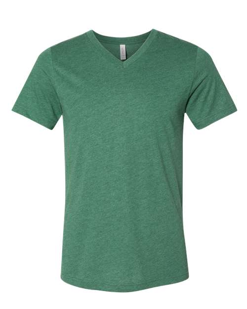 BELLA + CANVAS 3005CVC - Heather Grass Green