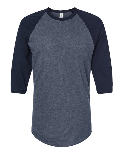 Tultex 245 - Heather Denim/ Navy