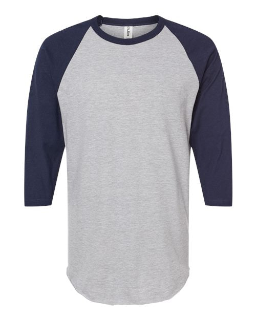 Tultex 245 - Heather Grey/ Navy