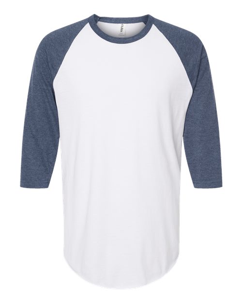 Tultex 245 - White/ Heather Denim